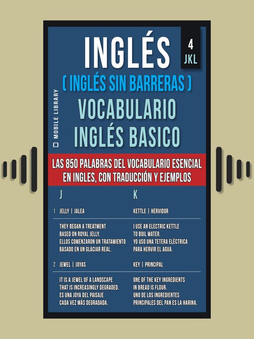 Title details for Inglés (Inglés Sin Barreras) Vocabulario Ingles Basico--4--JKL by Mobile Library - Available